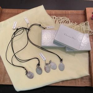 Vintage Signed Christian Dior Charm Necklaces
